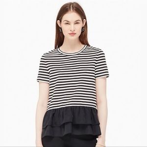 Kate Spade Broome Street Peplum Top